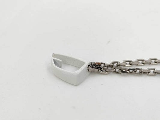 GIVENCHY GIVENCHY Necklace 23AW Jibb Cut Accessory Silver Necklace