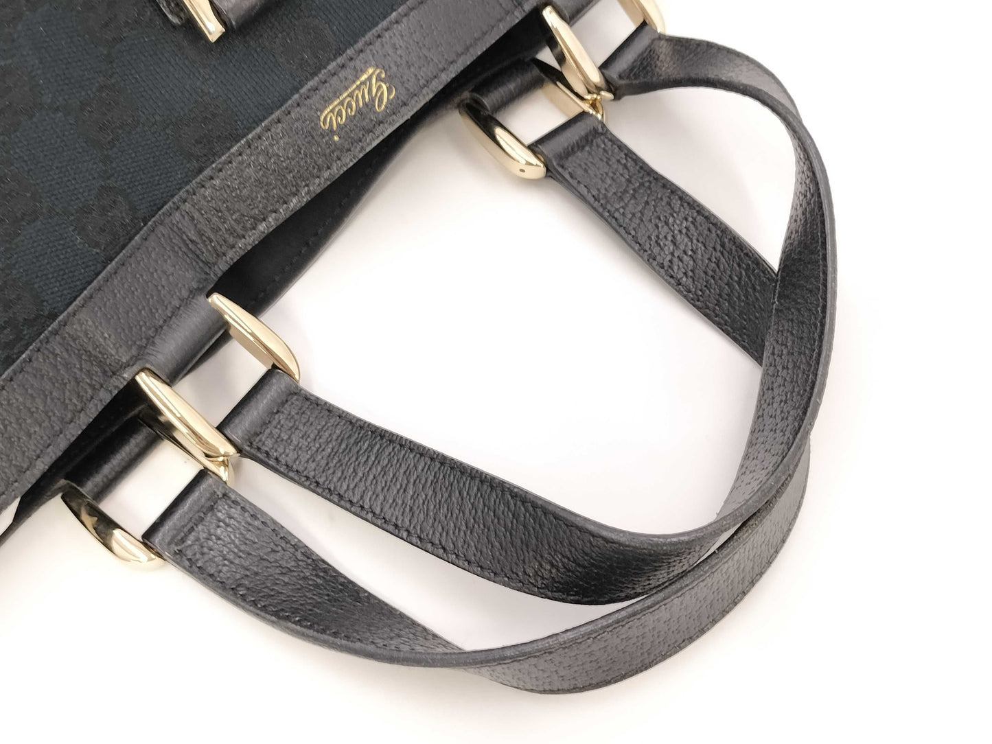 GUCCI GG Canvas Abbey Tote Bag Handbag