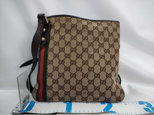GUCCI Gucci GG Canvas Sherry Line Shoulder Bag Shoulder Bag