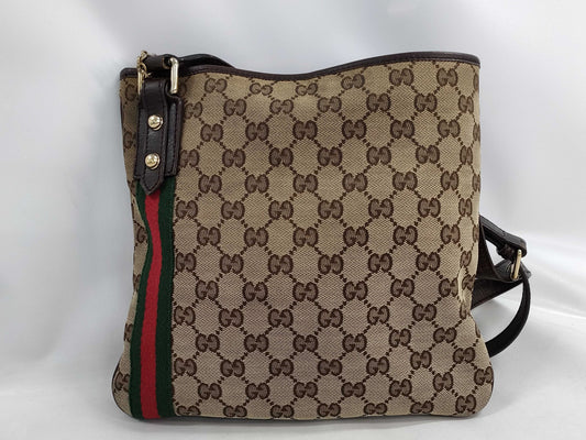 GUCCI Gucci GG Canvas Sherry Line Shoulder Bag Shoulder Bag