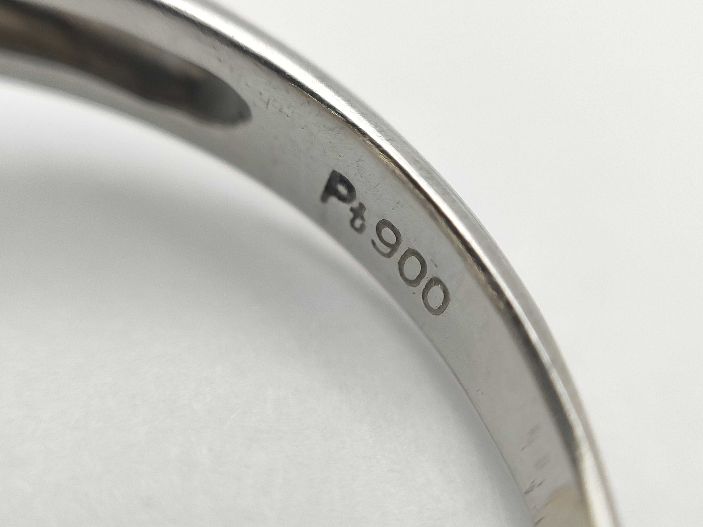 Black South Sea Pearl Ring, Approx. 11.2mm Diameter, PT900 Diamond, 8.0g