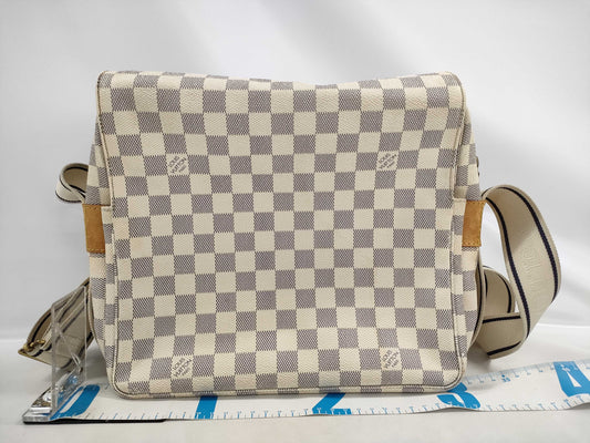 LOUIS VUITTON Damier Azur Naviglio Shoulder Bag Messenger Bag Shoulder Bag