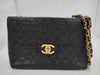 CHANEL Shoulder Bag, Deca Matelasse, Black