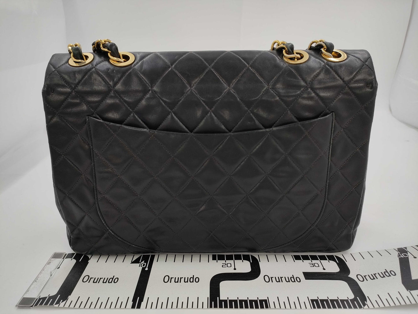 CHANEL Shoulder Bag, Deca Matelasse, Black
