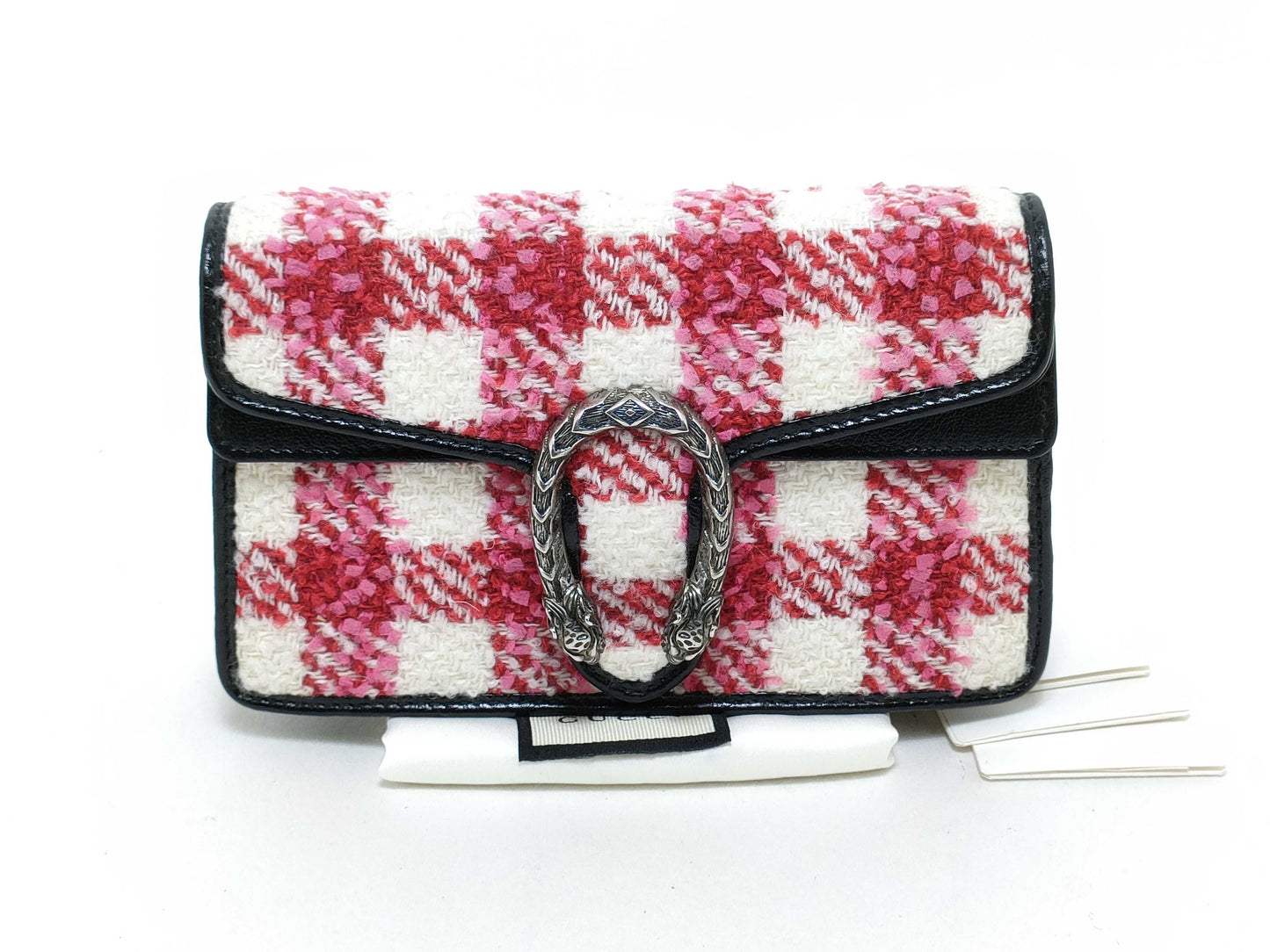 GUCCI Gucci Chain Shoulder Bag_Dionysus_Tweed/Tweed/Multicolor/Check Shoulder Bag