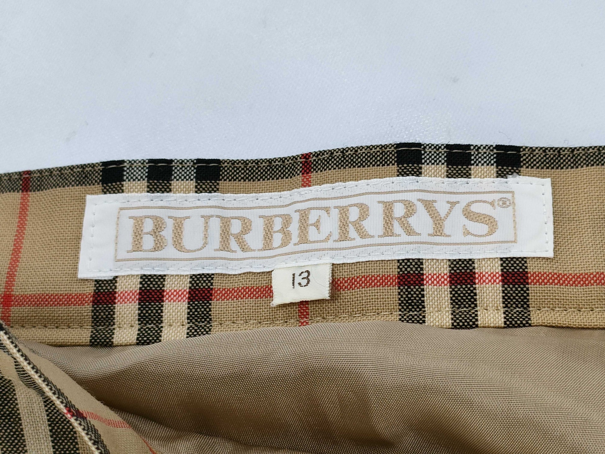 Burberrys Nova Check Long Skirt 13BR C-TK83 Skirt