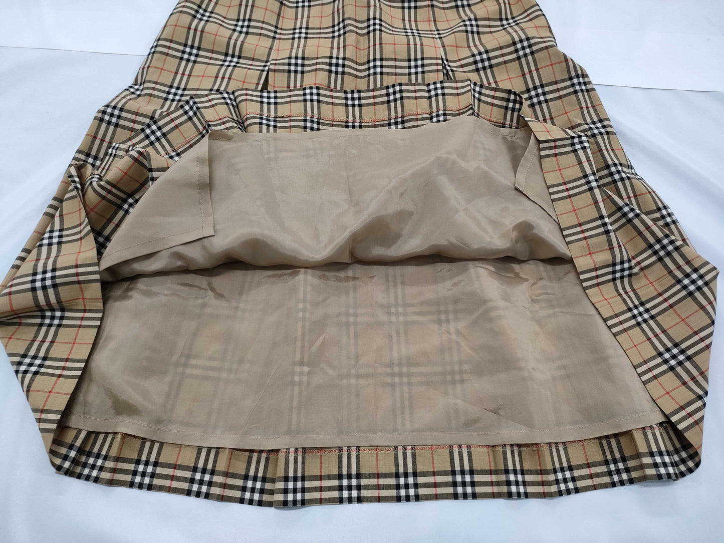 Burberrys Nova Check Long Skirt 13BR C-TK83 Skirt