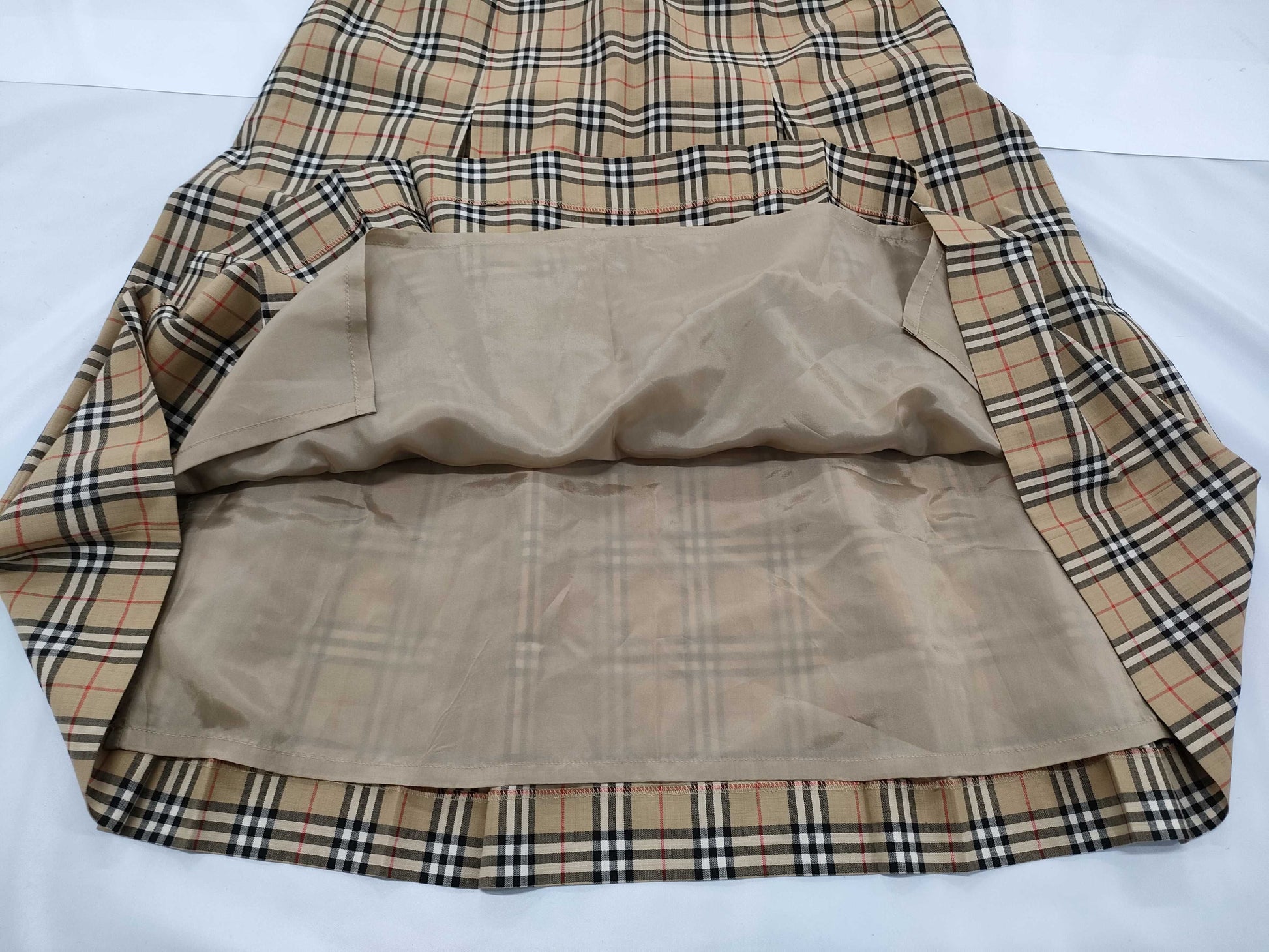 Burberrys Nova Check Long Skirt 13BR C-TK83 Skirt