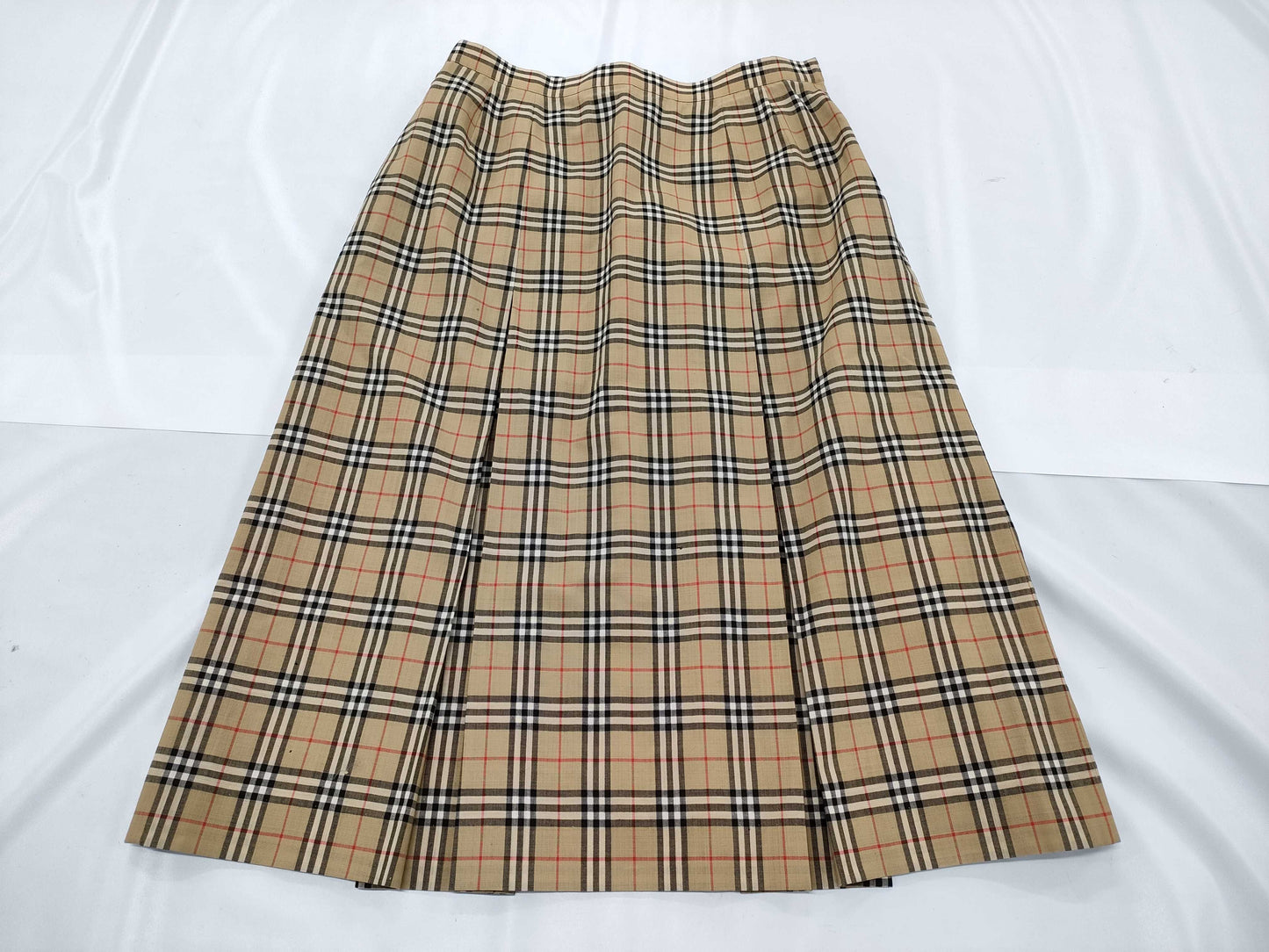 Burberrys Nova Check Long Skirt 13BR C-TK83 Skirt