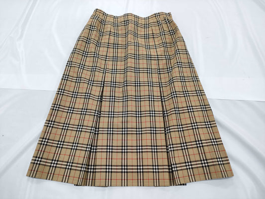 Burberrys Nova Check Long Skirt 13BR C-TK83 Skirt