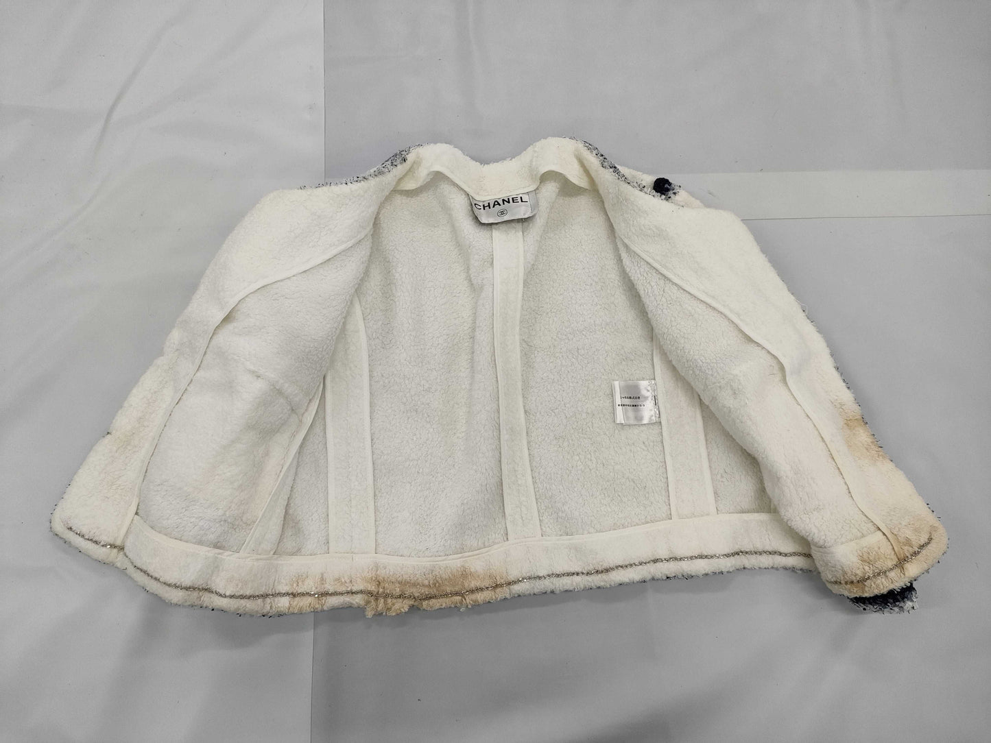 Chanel pile jacket jacket