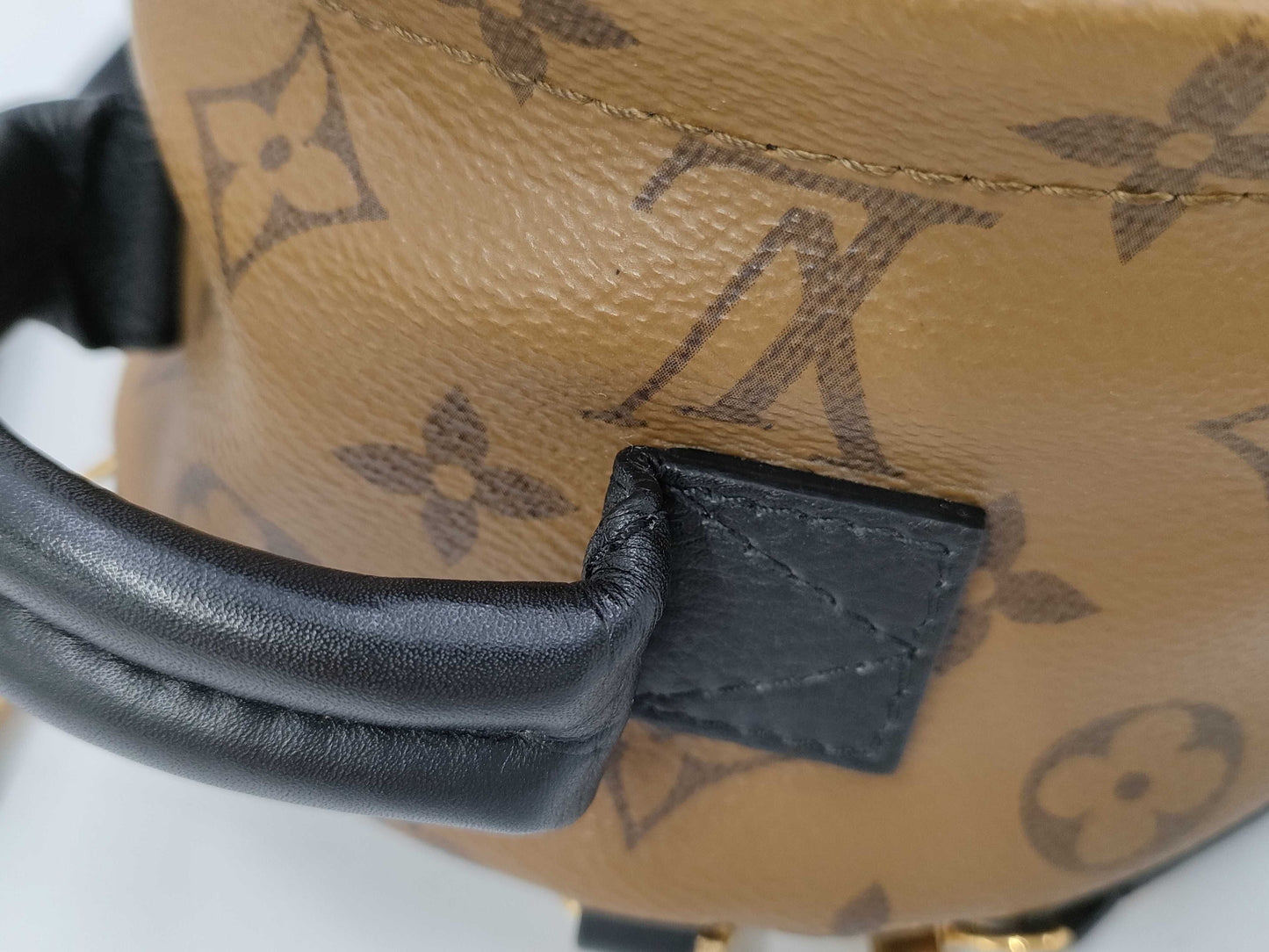 LOUIS VUITTON Monogram Reverse Palm Springs Backpack MINI M44872 FL4197 Brown RFID Enabled Backpack