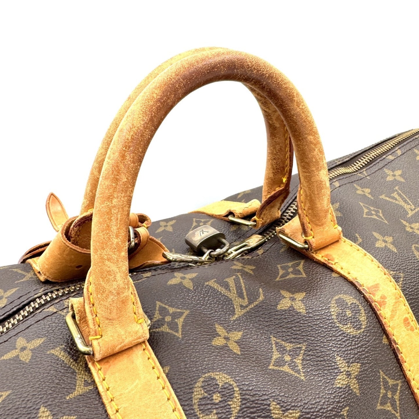 LOUIS VUITTON Monogram Keepall 55 Boston Bag