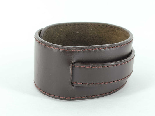 LOUIS VUITTON Louis Vuitton Leather Bracelet M66500 Dark Brown Bracelet/Bangle