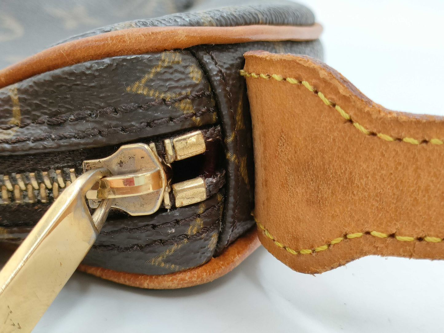 LOUIS VUITTON Monogram Croissant Pochette M51510 Bag