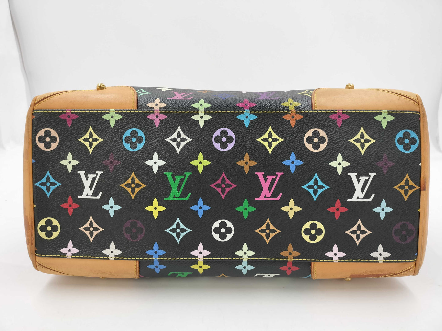 LOUIS VUITTON Monogram Multicolore Claudia Noir Handbag M40194