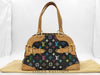 LOUIS VUITTON Monogram Multicolore Claudia Noir Handbag M40194
