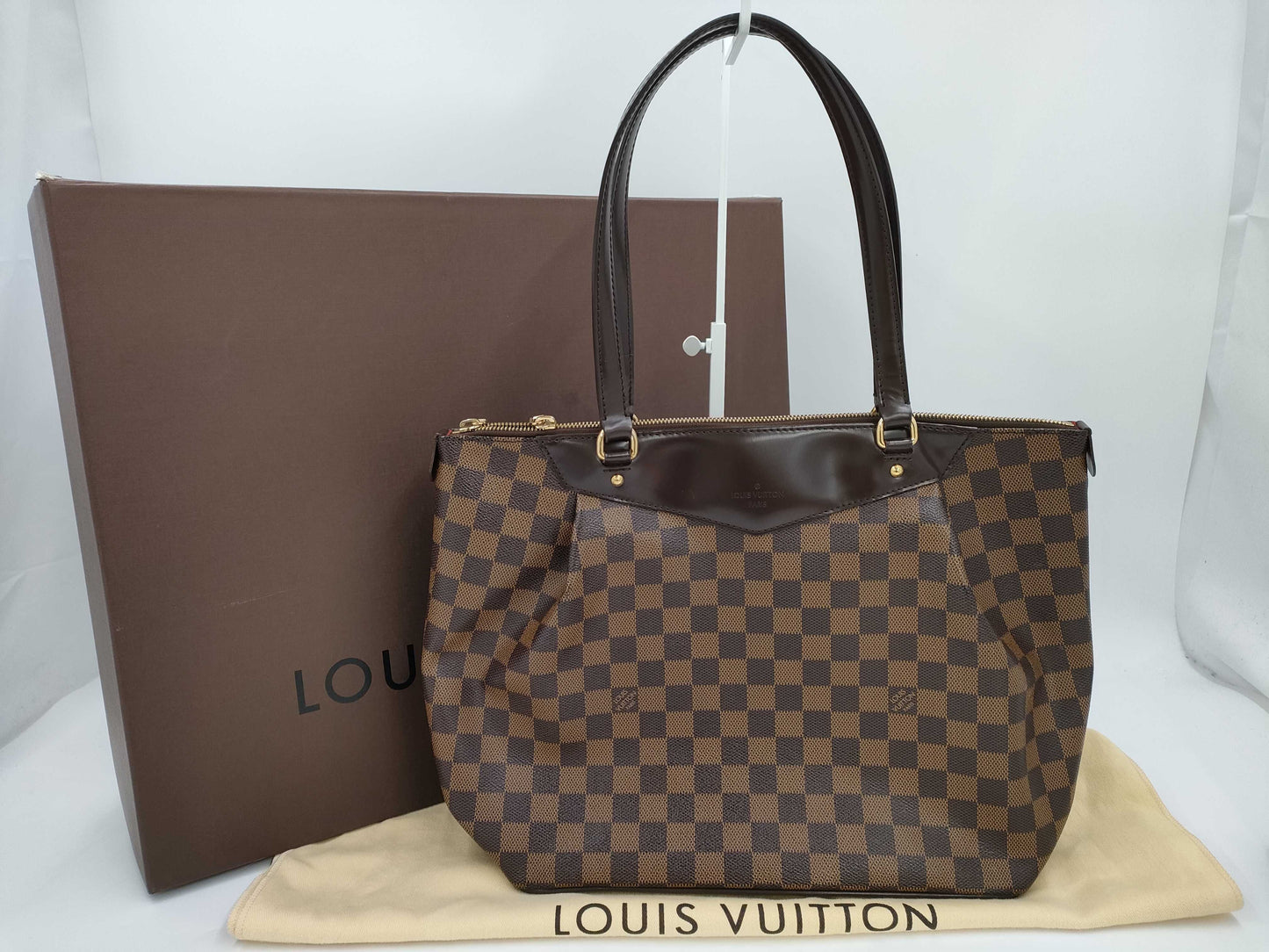 LOUIS VUITTON N41103 Damier Westminster GM Ebene Tote Bag Handbag Tote Bag