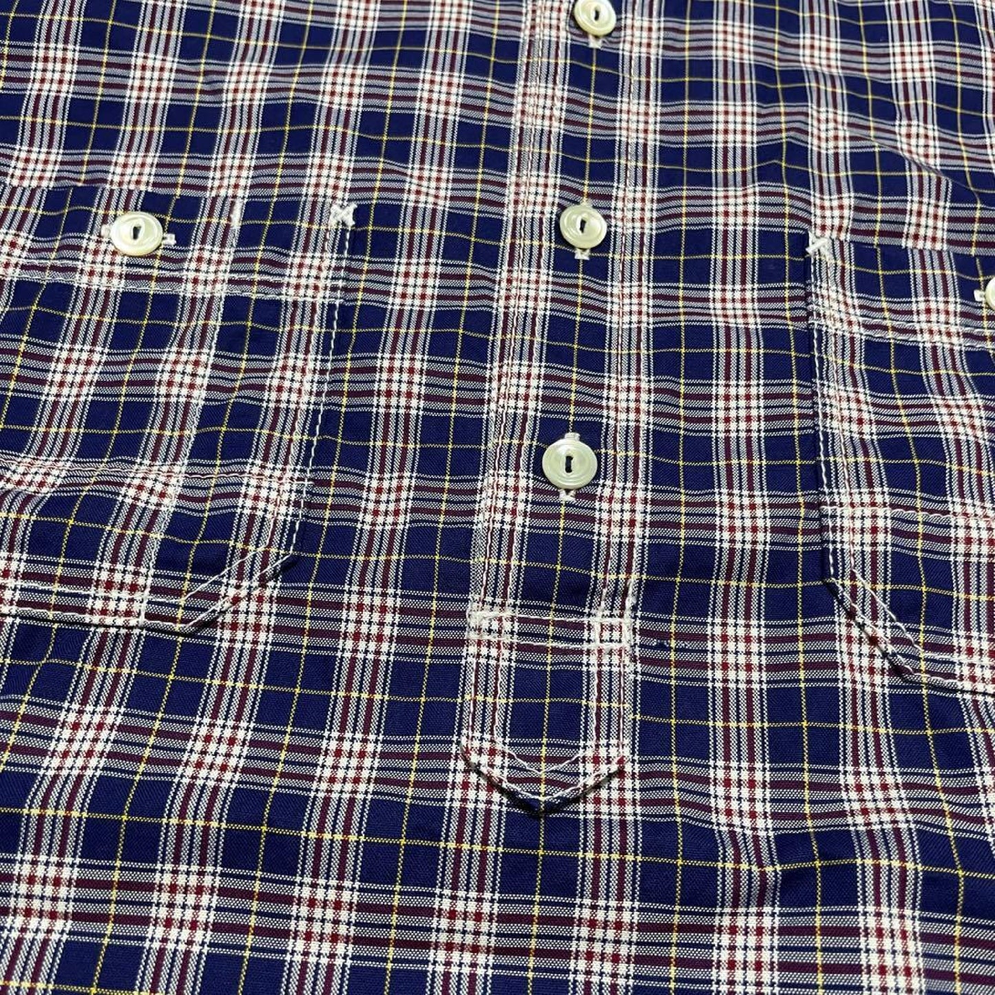 eYe JUNYA WATANABE MAN AD2018 WC-B913 Short Sleeve Check Shirt SS Eye Junya Watanabe XS Tops