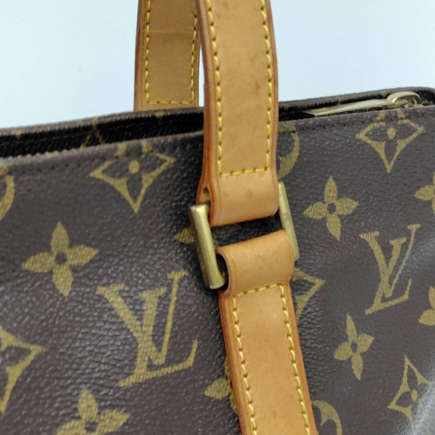 LOUIS VUITTON Monogram Cabas Piano Tote Bag