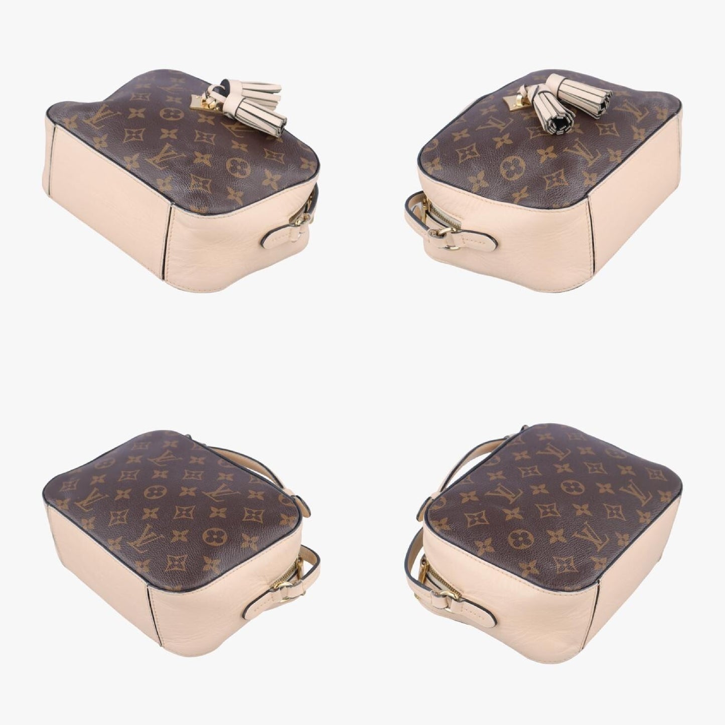 LOUIS VUITTON Saintonge Monogram/Brown x Creme Monogram Canvas x Calf Leather M43559CA0128 Handbag