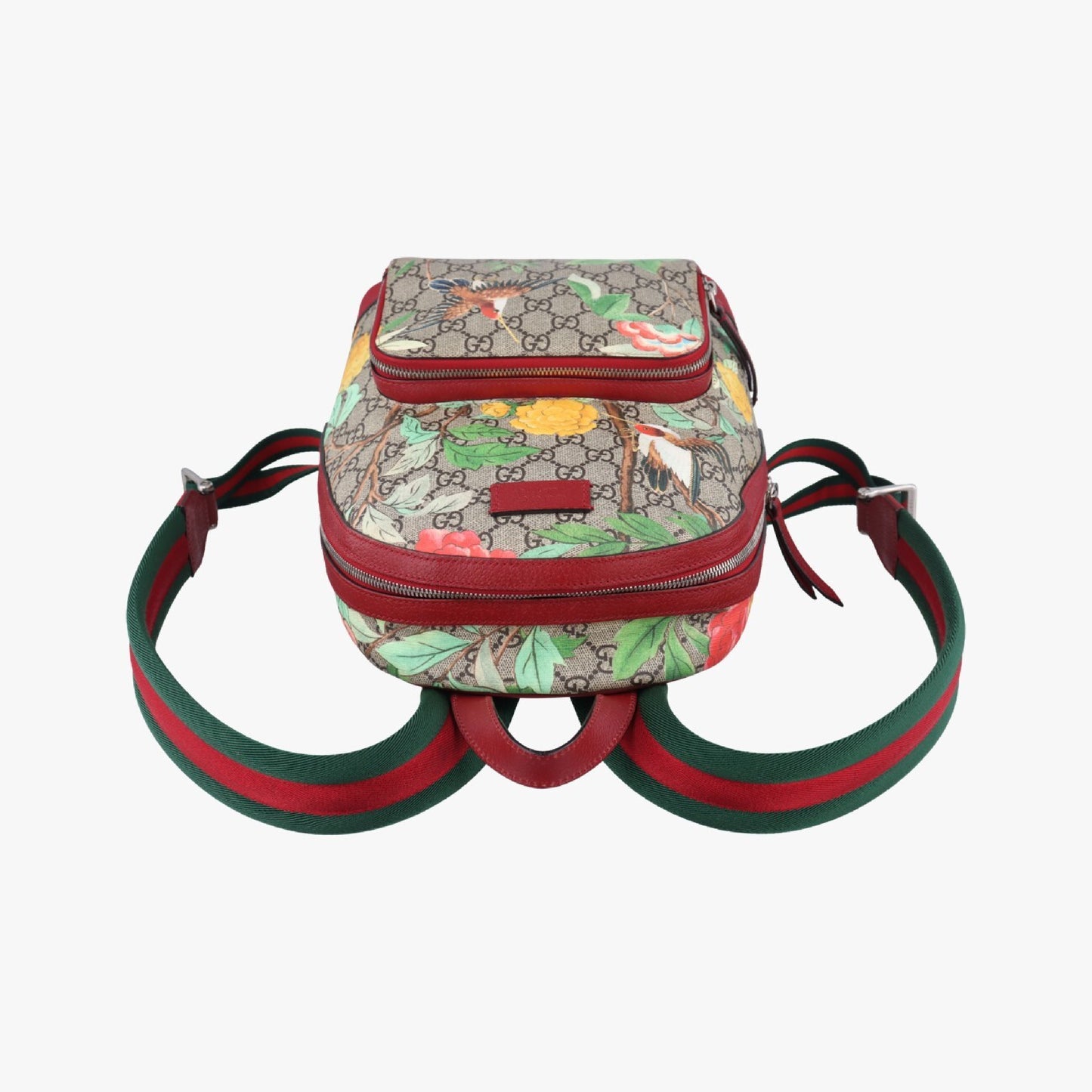 GUCCI GG Supreme Tian Multicolor PVC Coated Canvas Backpack 427042D021368742