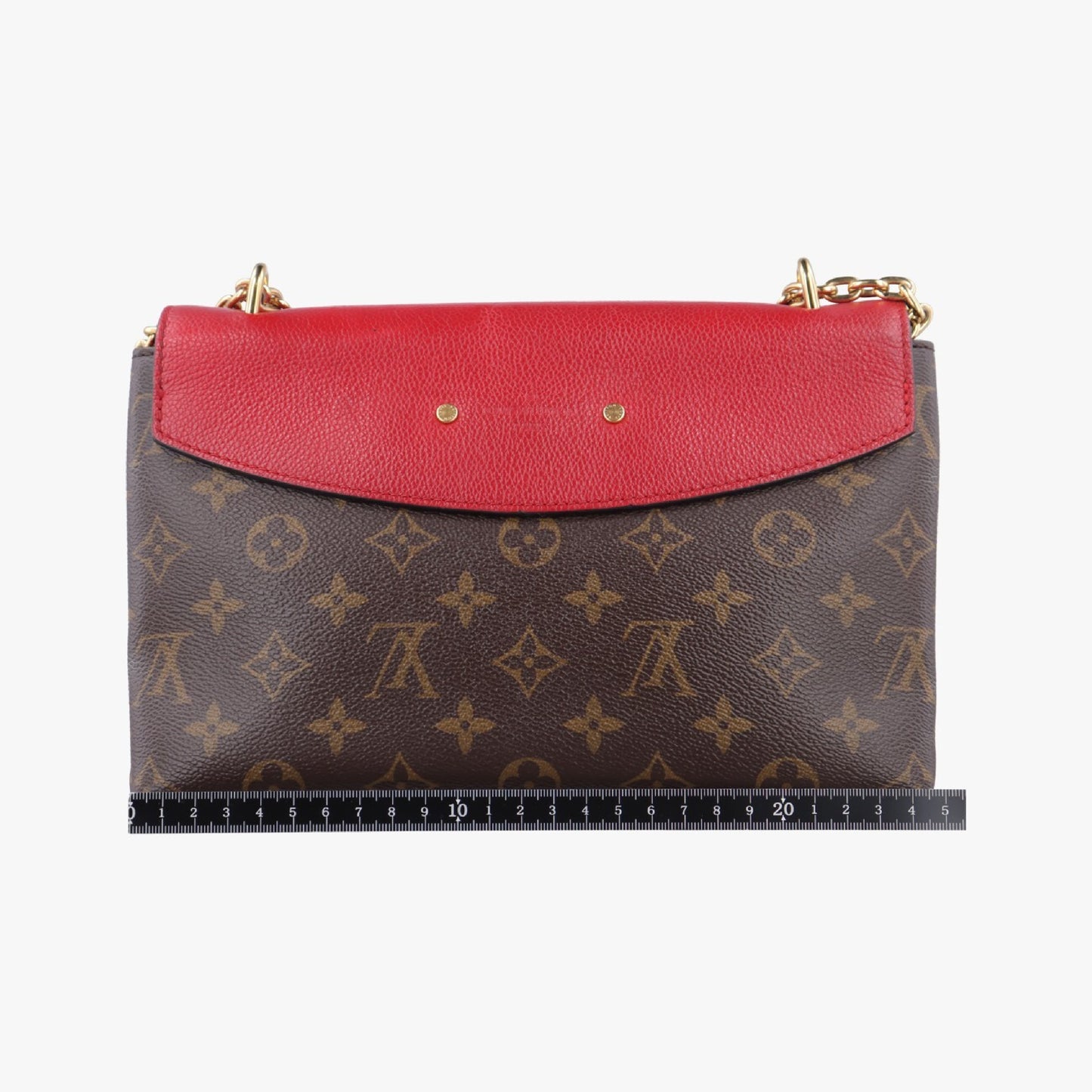 LOUIS VUITTON Samplacid Monogram/Brown x Cerise Monogram Canvas x Calf Leather Shoulder Bag M43713CA5107