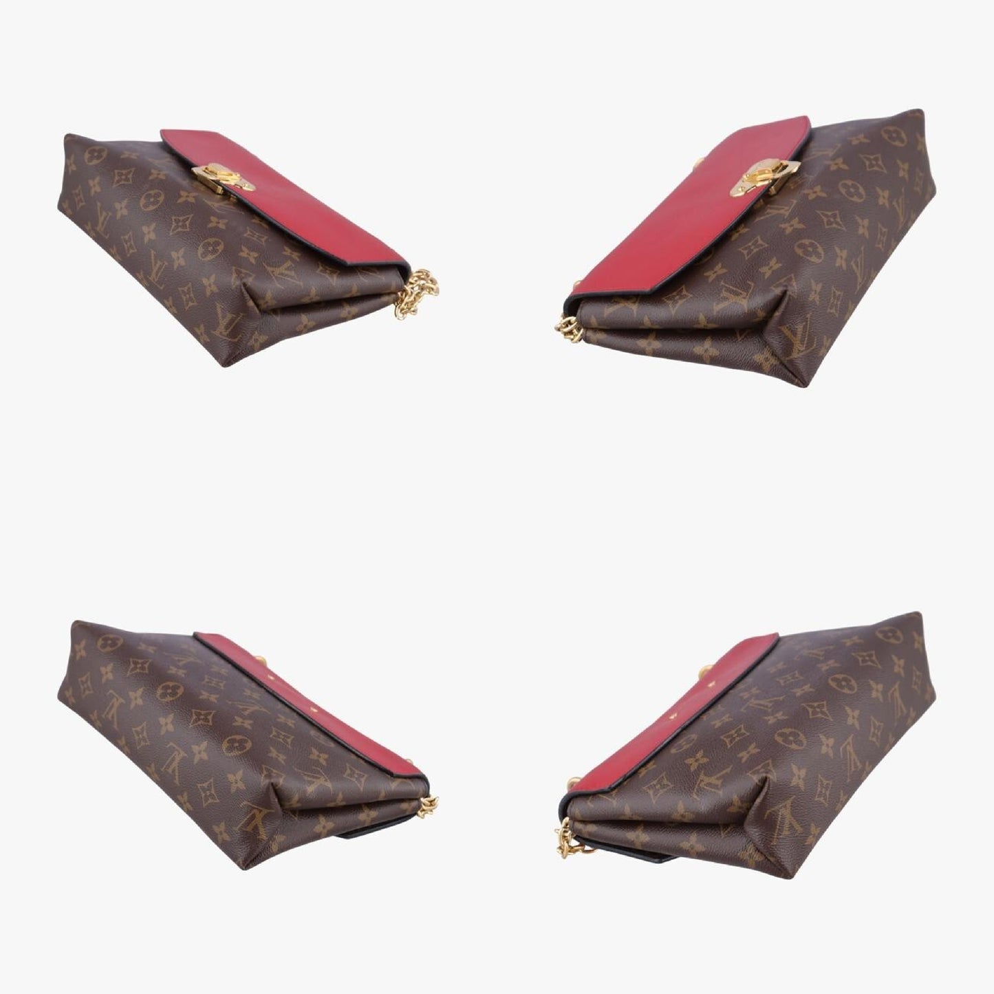 LOUIS VUITTON Samplacid Monogram/Brown x Cerise Monogram Canvas x Calf Leather Shoulder Bag M43713CA5107