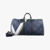 LOUIS VUITTON Keepall 55 Black x White x Blue Damier Cobalt N44013MB0177 Handbag