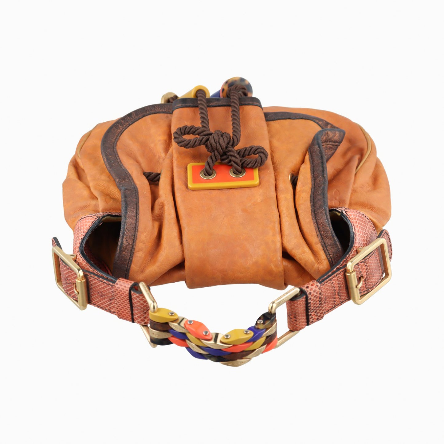 LOUIS VUITTON Kalahari PM Jaune Monogram Exotic Leather and Python Shoulder Bag M97000 RC0088