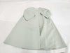 FOXEY 44155 Delphine Pearl Button Grosgrain Braid Flare Silk Wool Mint Green Coat Size 40