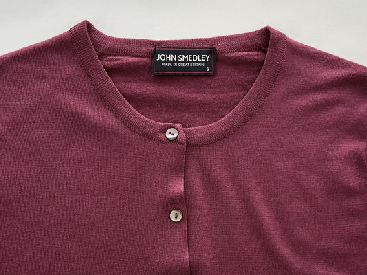 JOHN SMEDLEY John Smedley Classic Crew Neck Cardigan, Women's Size Small
