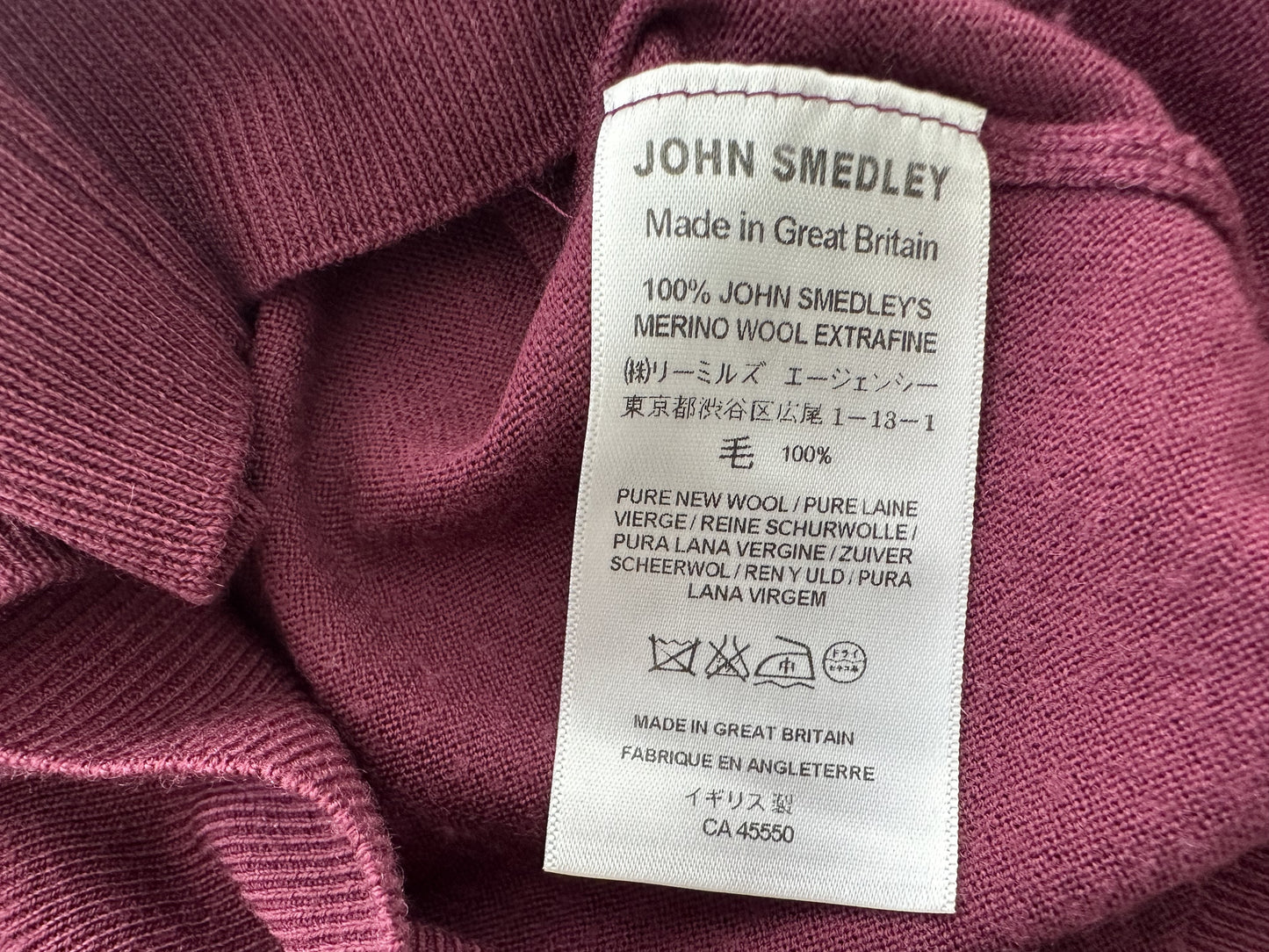 JOHN SMEDLEY John Smedley Classic Crew Neck Cardigan, Women's Size Small
