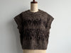 ROBERTO COLLINA Baby Alpaca Knit Vest, Brown, Size Small, with Tags