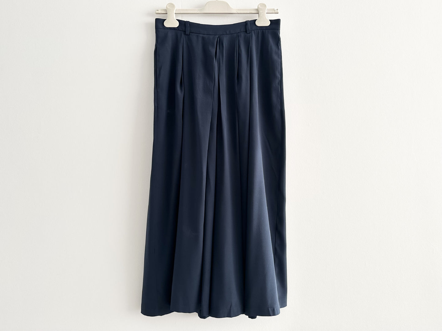 Christian Wijnants Silk Wide Pants, Navy, Size 36