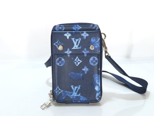 LOUIS VUITTON Watercolor Monogram Phone Pouch M80466 MI0211 Shoulder Bag