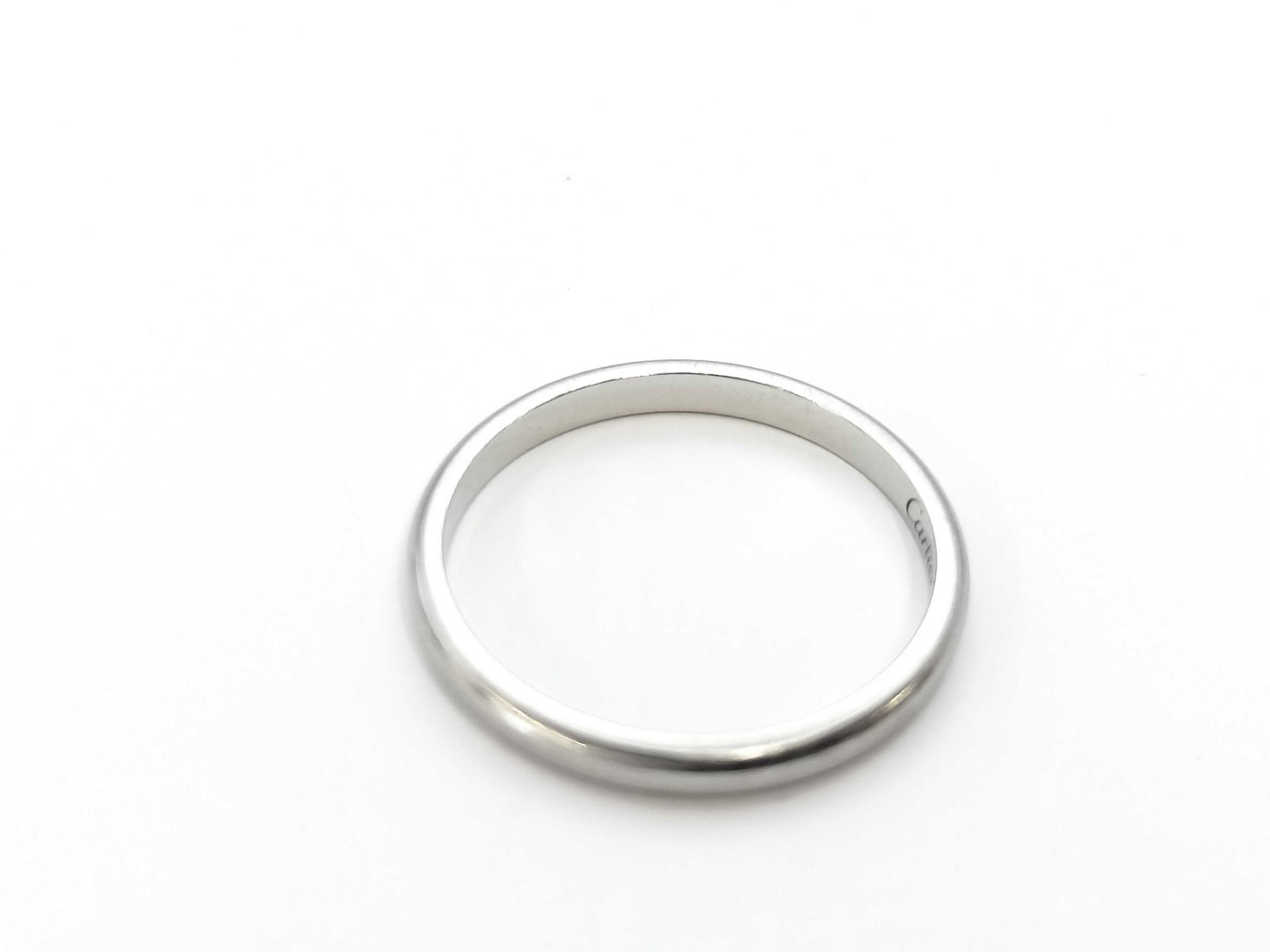 Cartier Band #52 PT950 2.5g Ring