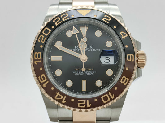 ROLEX GMT-Master II 126711CHNR 40F7U608 Black Dial Men's Watch