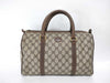 GUCCI GG Supreme Boston Bag Brown