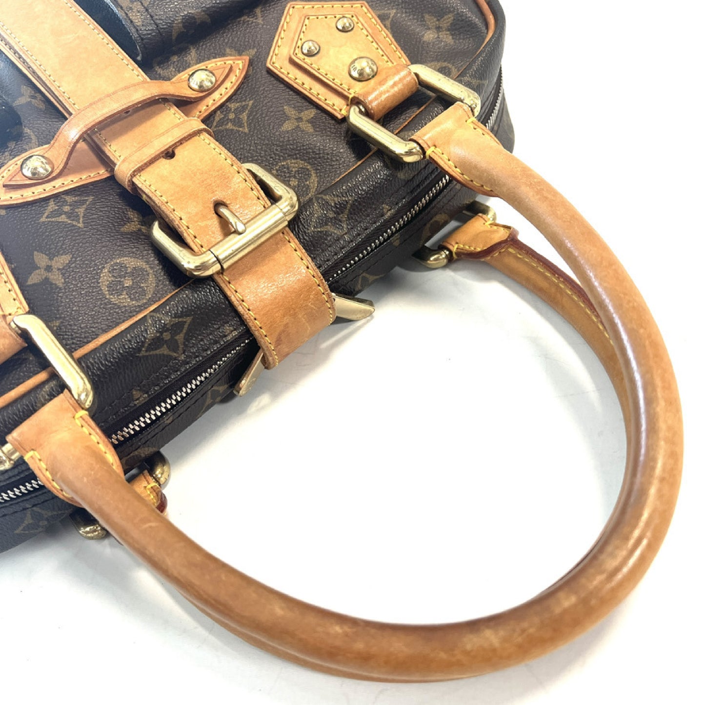 LOUIS VUITTON Manhattan GM Monogram Boston Brown M40025 Handbag