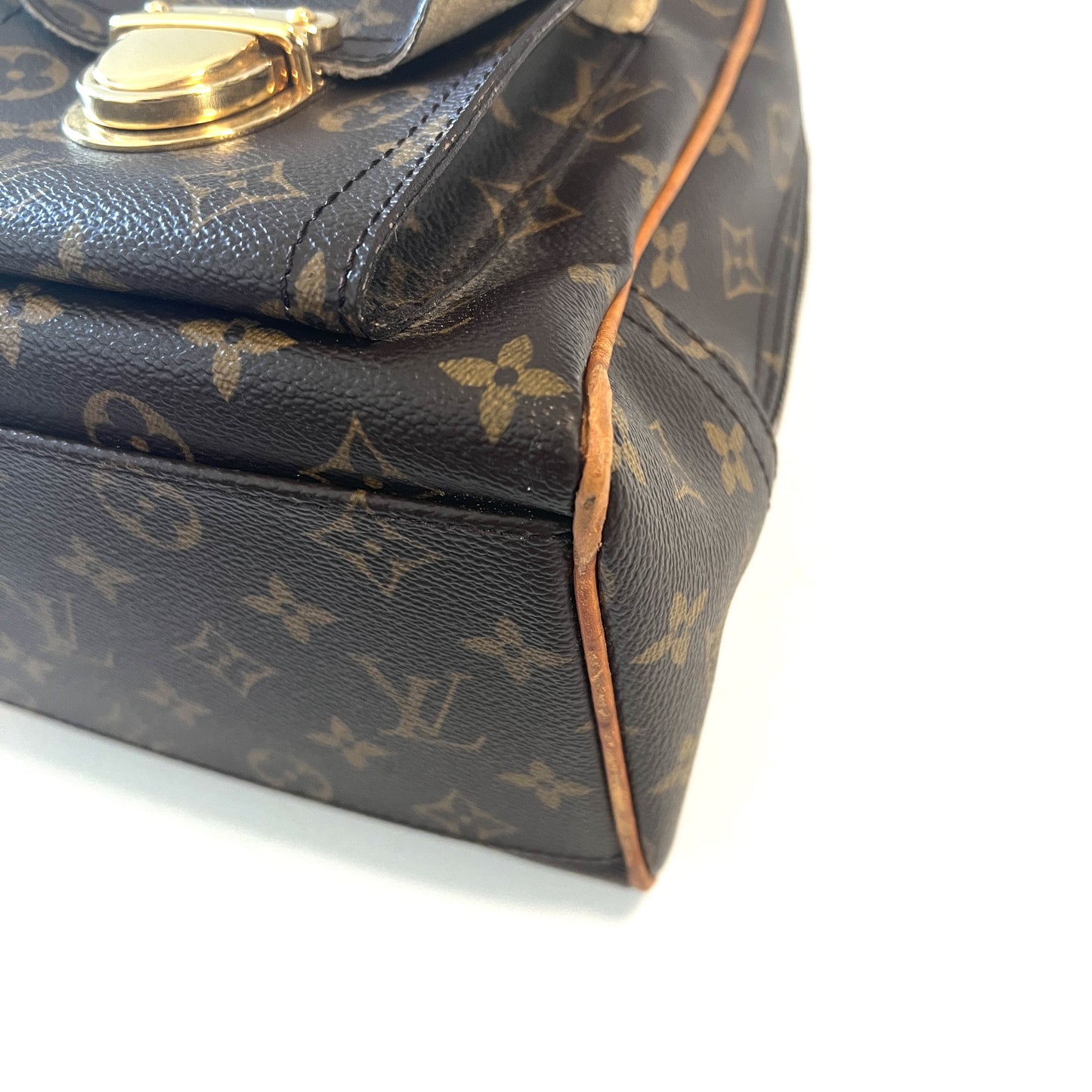 LOUIS VUITTON Manhattan GM Monogram Boston Brown M40025 Handbag