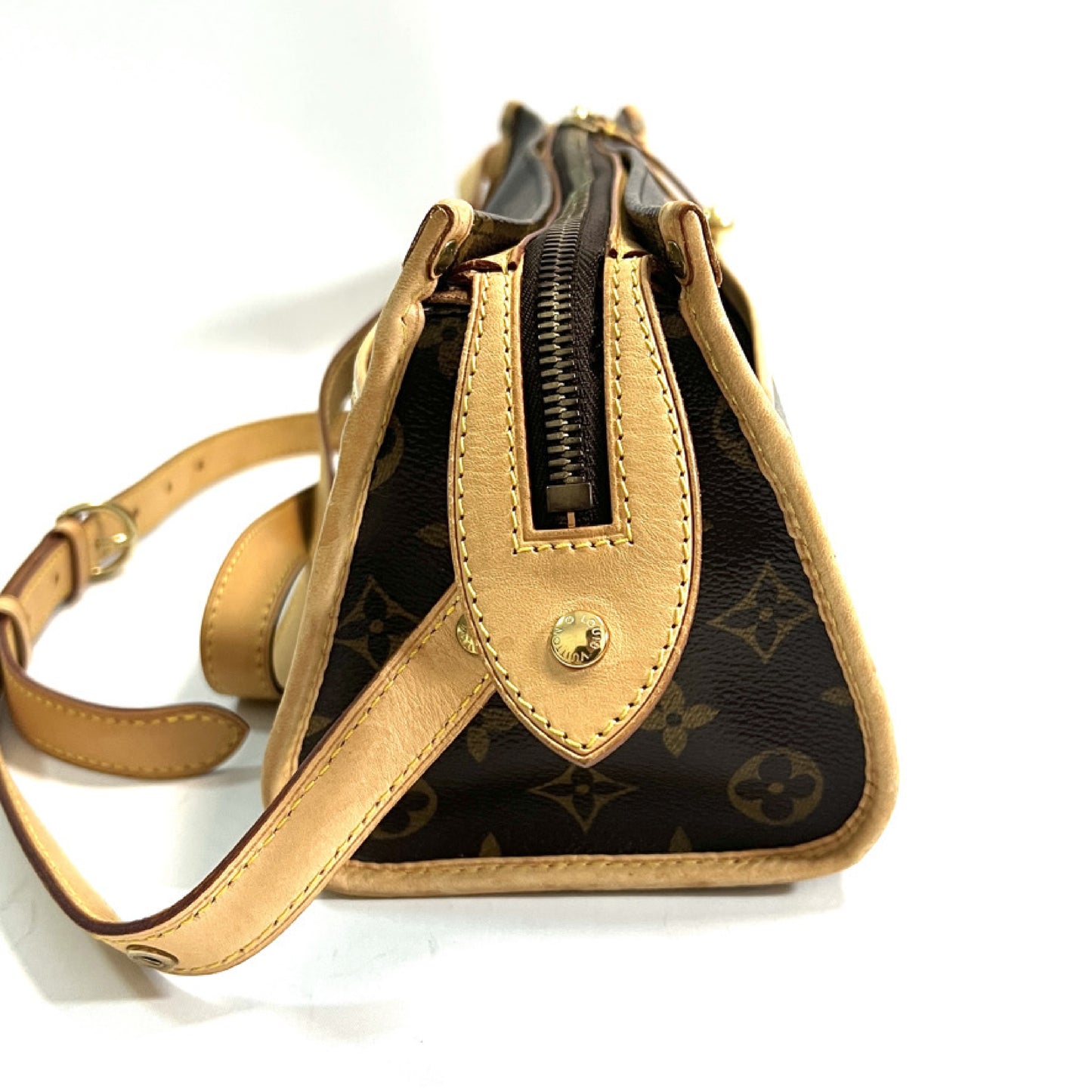 LOUIS VUITTON Monogram Popincourt Long Brown Shoulder Bag M40008