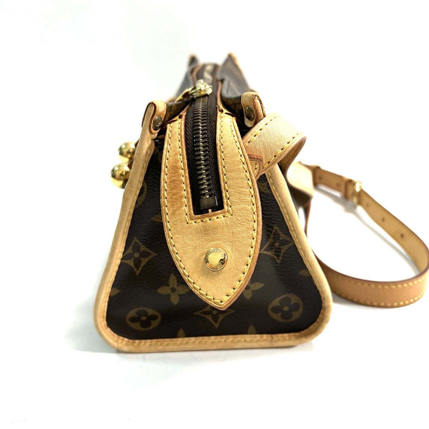 LOUIS VUITTON Monogram Popincourt Long Brown Shoulder Bag M40008