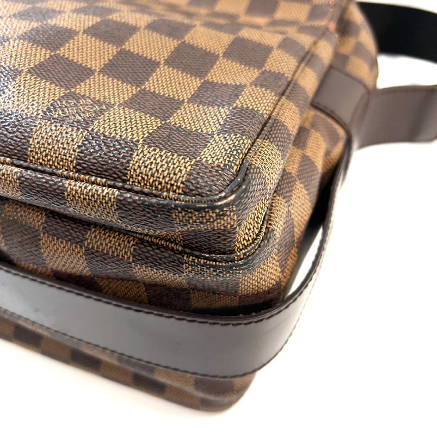 LOUIS VUITTON Naviglio Damier Ebene Brown Shoulder Bag N45255
