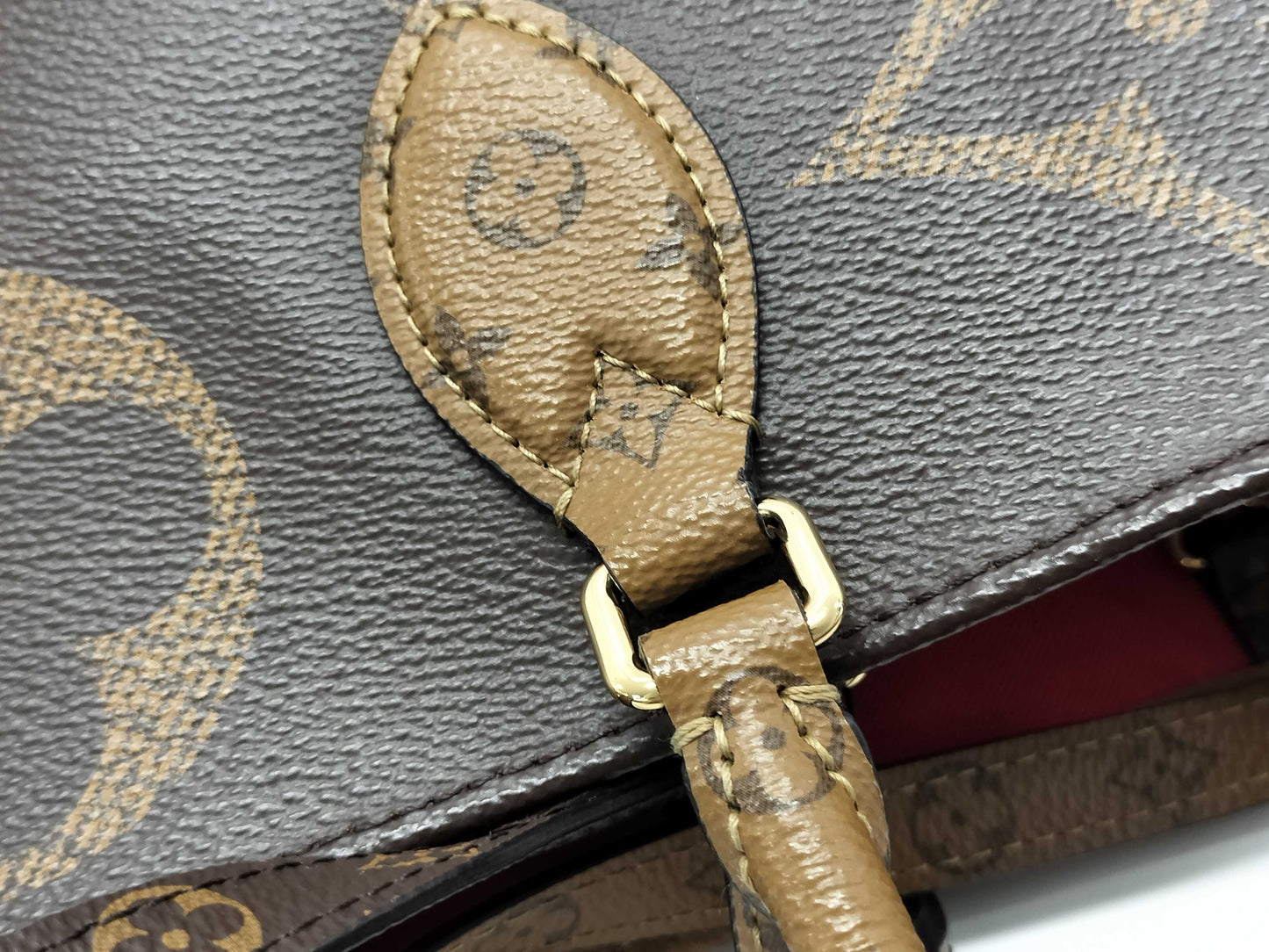 LOUIS VUITTON Monogram On the Go Handbag Tote Bag