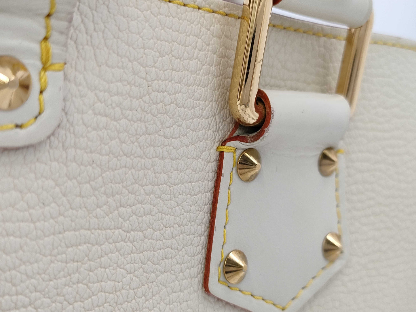 LOUIS VUITTON Suhali White Handbag
