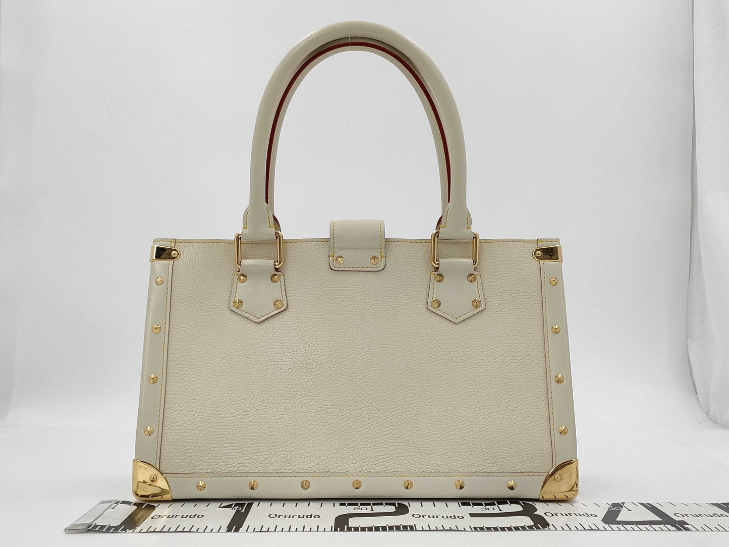 LOUIS VUITTON Suhali White Handbag