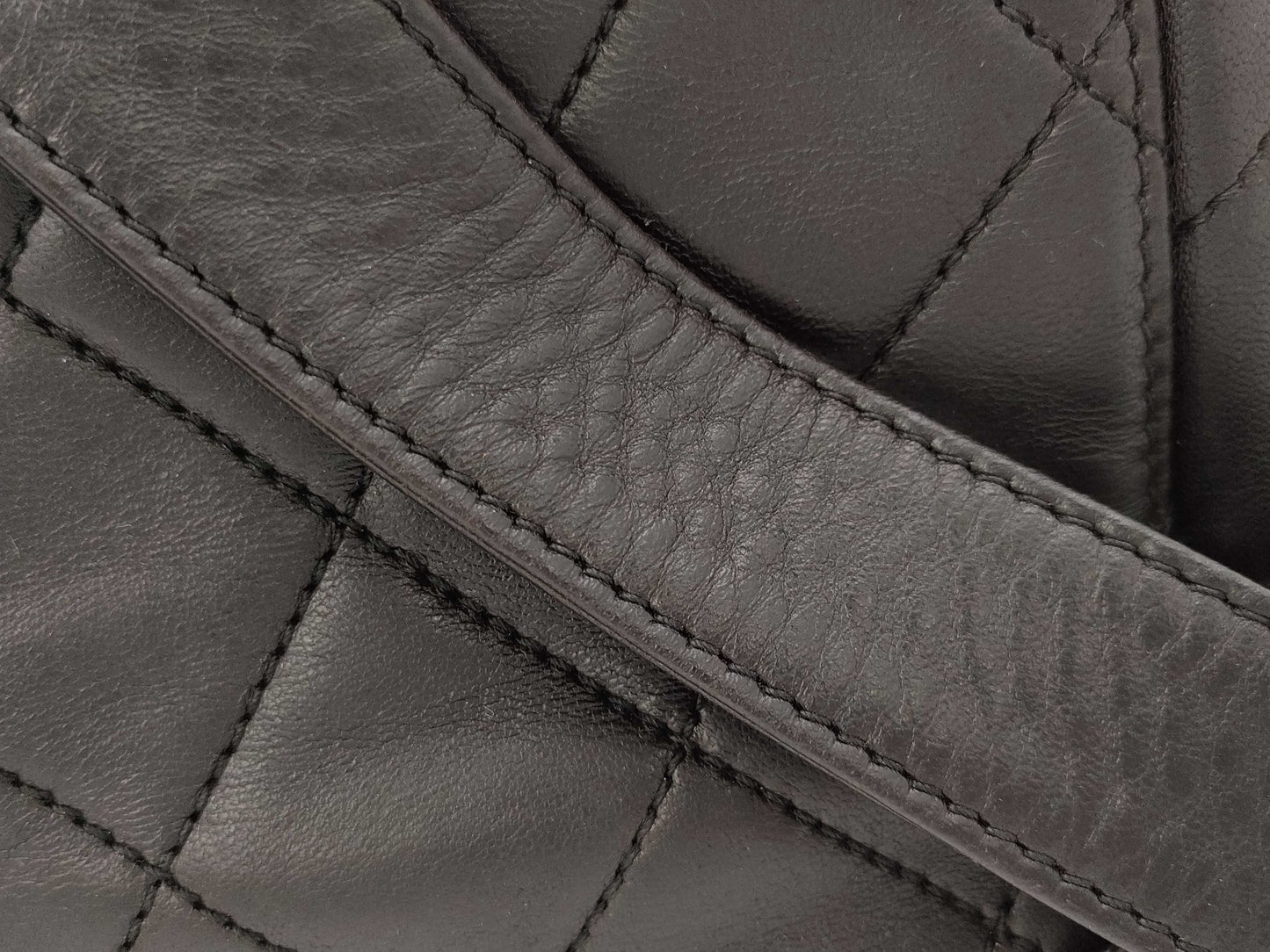 CHANEL Black Backpack with Sticker