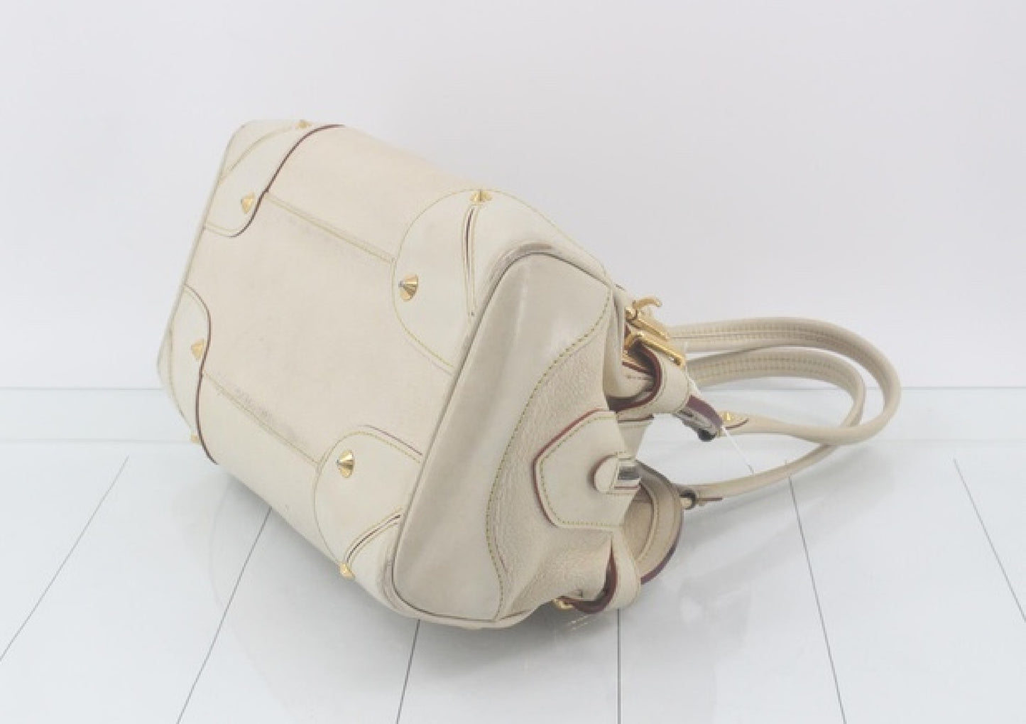 LOUIS VUITTON Suhali M95624 Radiu Blanc Tote Bag
