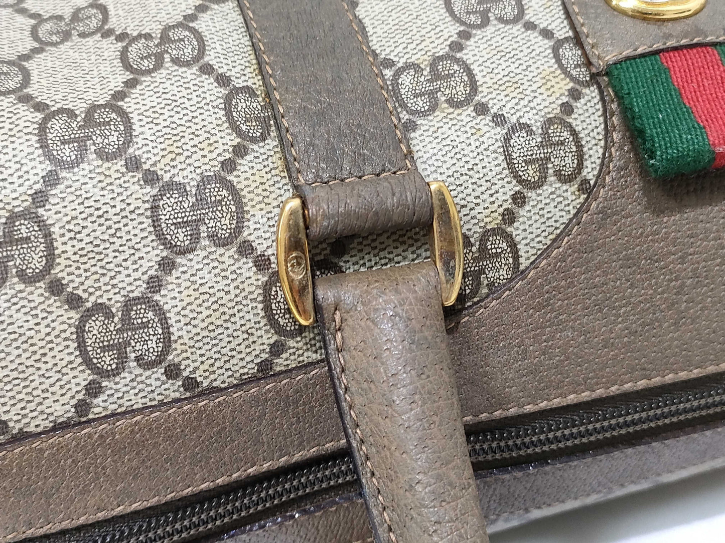 GUCCI GG Supreme Gucci Old Gucci Boston Bag Handbag